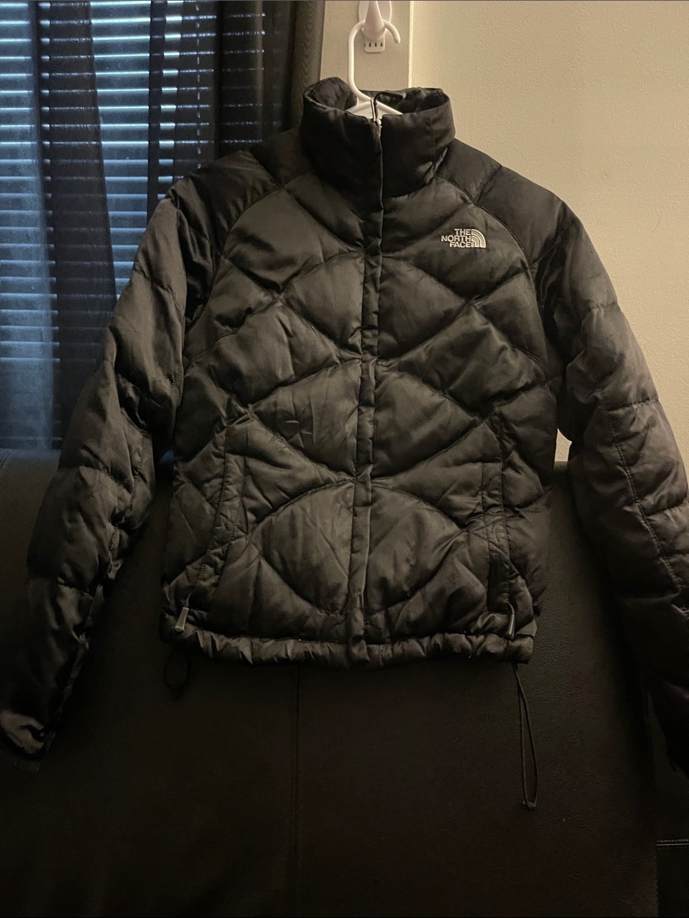 THE NORTH FACE Aconcagua Jacket Women's XS 550 Fill TNF Black Outdoor Goose Down